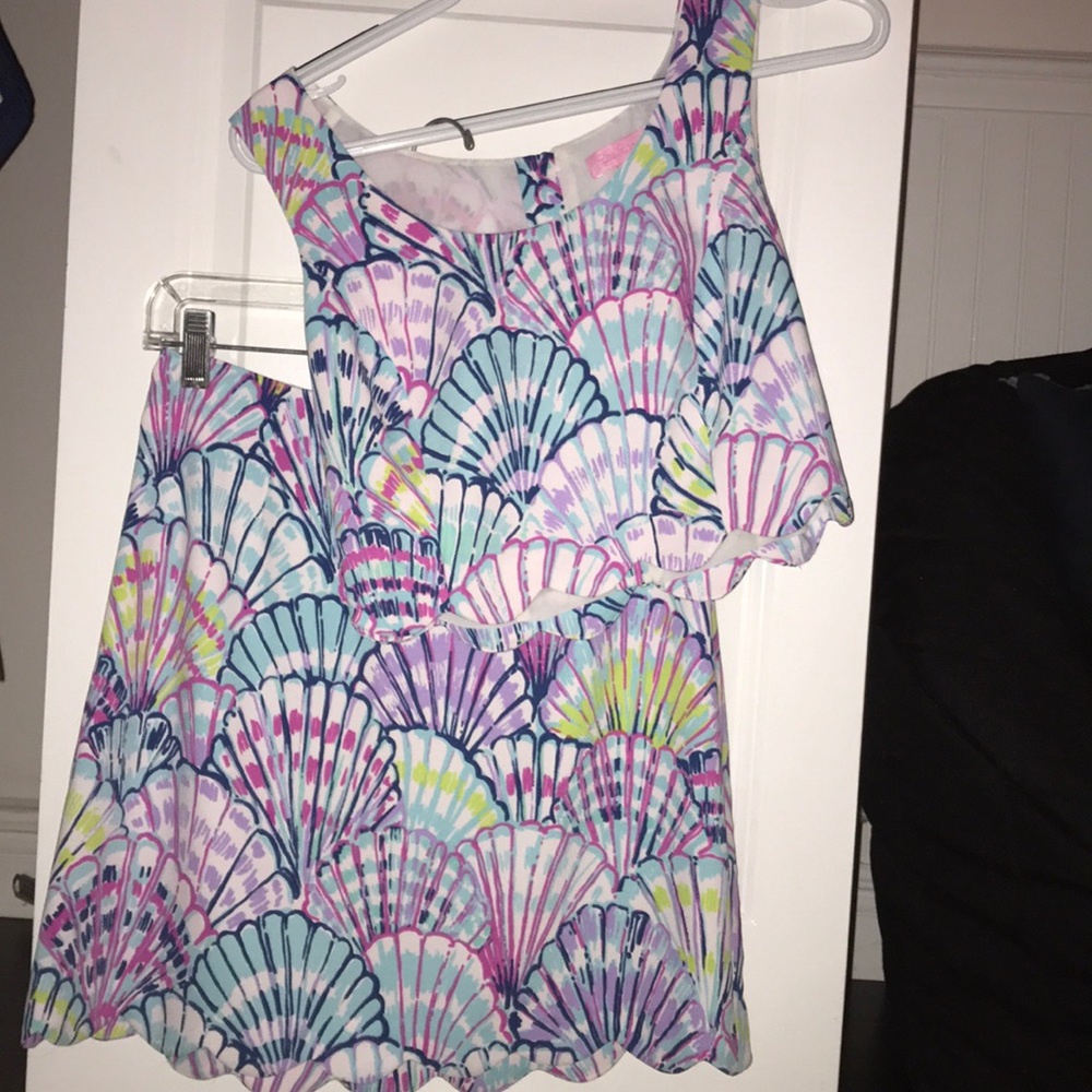 Lilly Pulitzer she’ll 2 piece crop top set